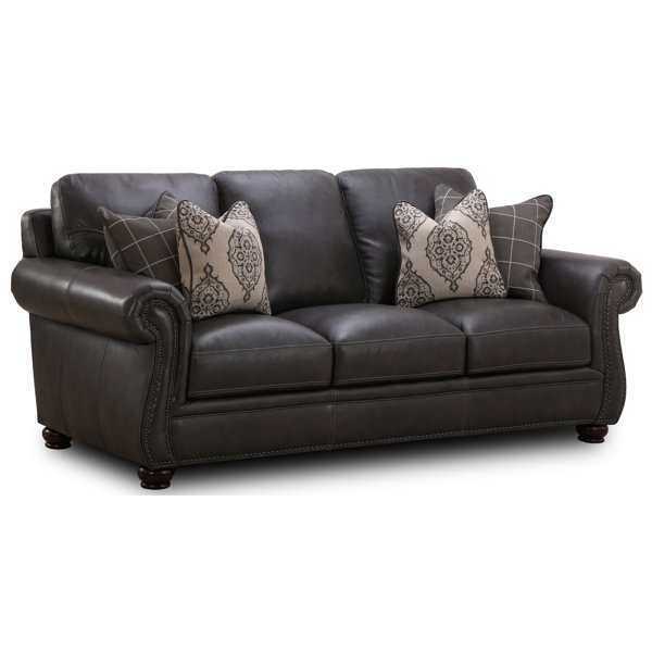 Mariela Leather Sofa By Darby Home Co Looking for
