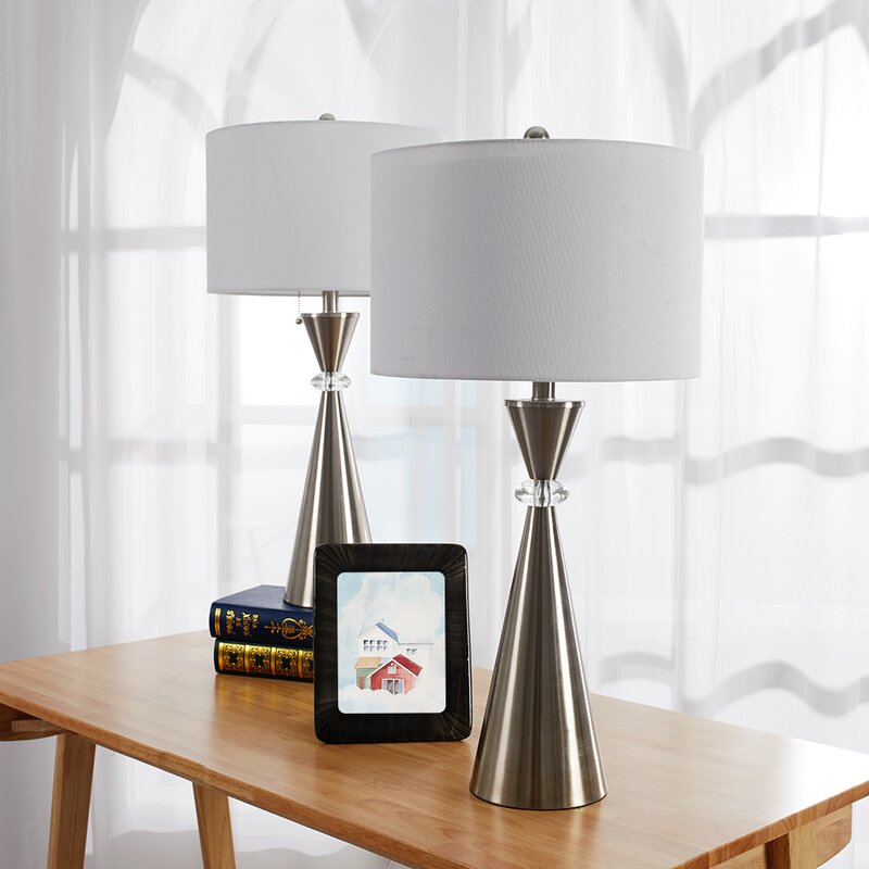bedside table lamp set