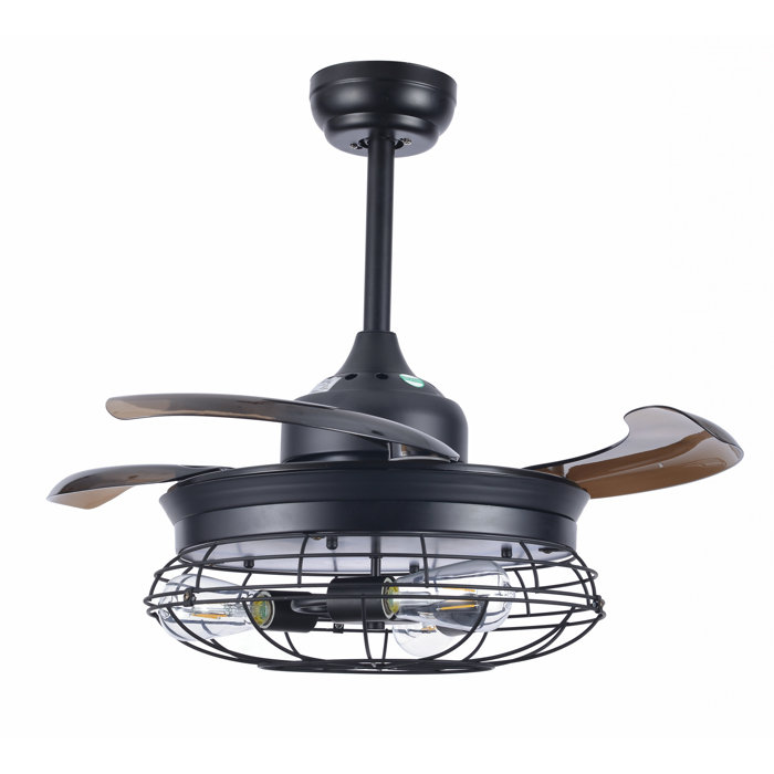 Ancheta 3 Blade Ceiling Fan With Remote Light Kit Included