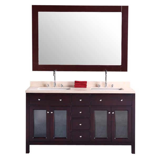 McQueen 61 Double Bathroom Vanity Set by dCOR design
