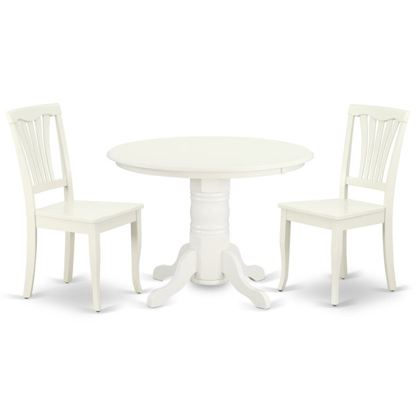 Modern Konopka 3 Piece Solid Wood Dining Set By August Grove No Copoun