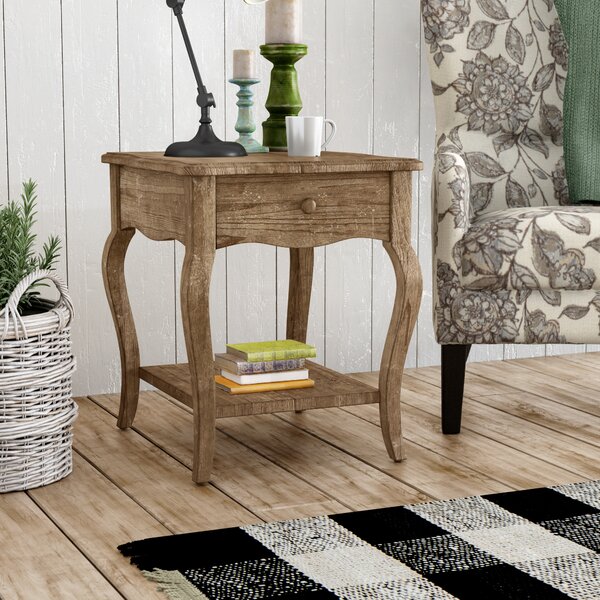 Cheap Price Francoise End Table With Storage