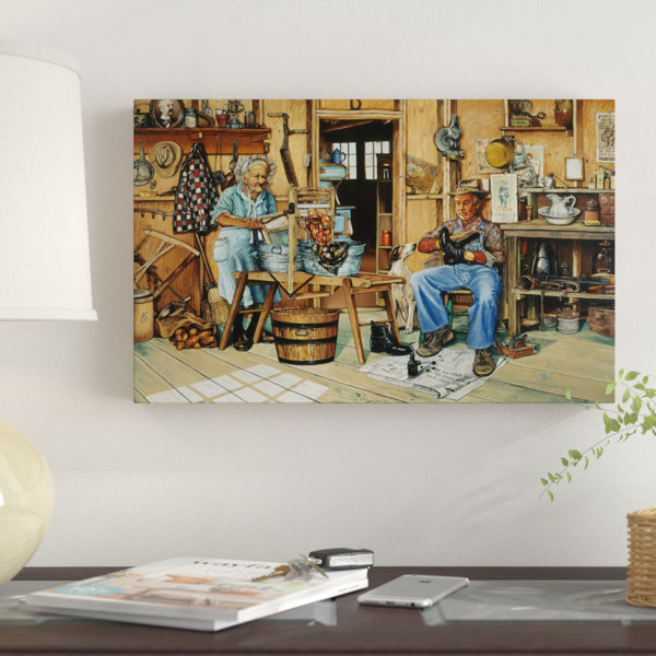 Winston Porter Barn Dance Preparation Acrylic Painting Print On