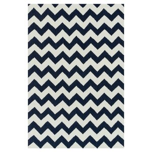 Summerton Hand-Hooked Ivory/Ink Area Rug