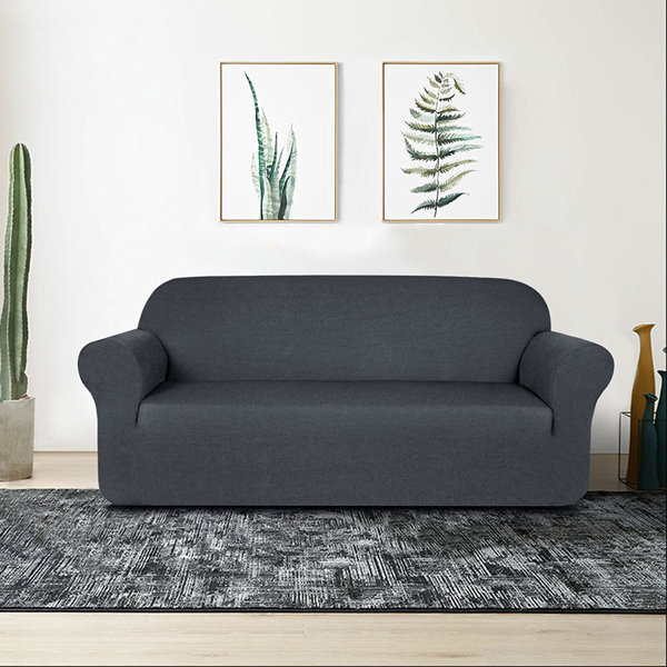 Raised Dots Box Cushion Loveseat Slipcover By Winston Porter Great price