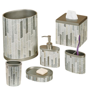Bath Accessory Sets You Ll Love Florenza 6 Piece Bathroom Accessory Set