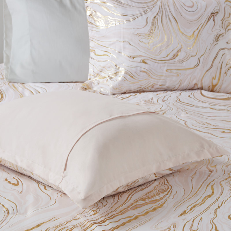 Mercer41 Ariya Metallic Printed Comforter Set Reviews Wayfair
