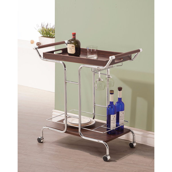 Wesneski Stylish Metal Bar Carts By Ebern Designs Top Reviews