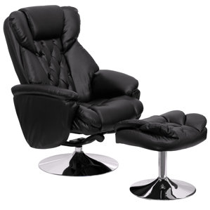 Beno Transitional Leather Club Recline..