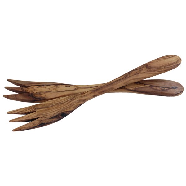 Olive Wood Fork (Set of 2) by Le Souk Ceramique