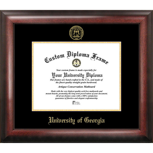 NCAA Gold Embossed Diploma Picture Frame by Campus Images