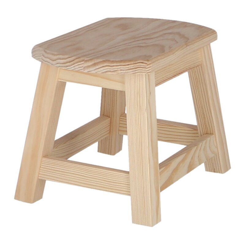 17 Stories Pine Wood Utility Stool | Wayfair.co.uk