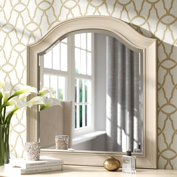 Trenton Arched Dresser Mirror by Rosecliff Heights