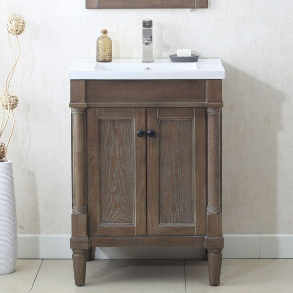 Silvana 24 Single Bathroom Vanity Set by Gracie Oa