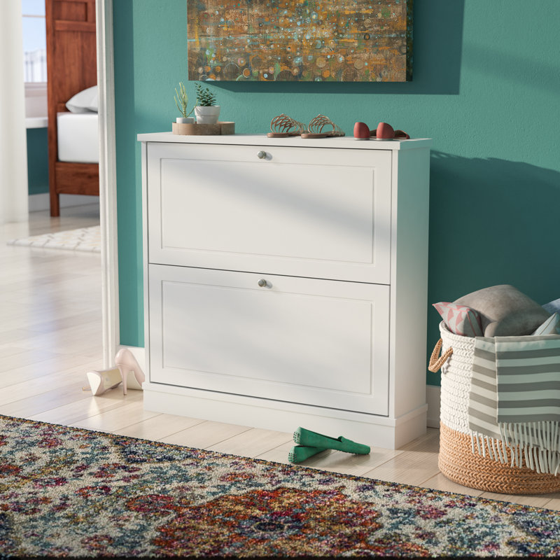Rebrilliant 12 Pair Shoe Storage Cabinet Reviews Wayfair