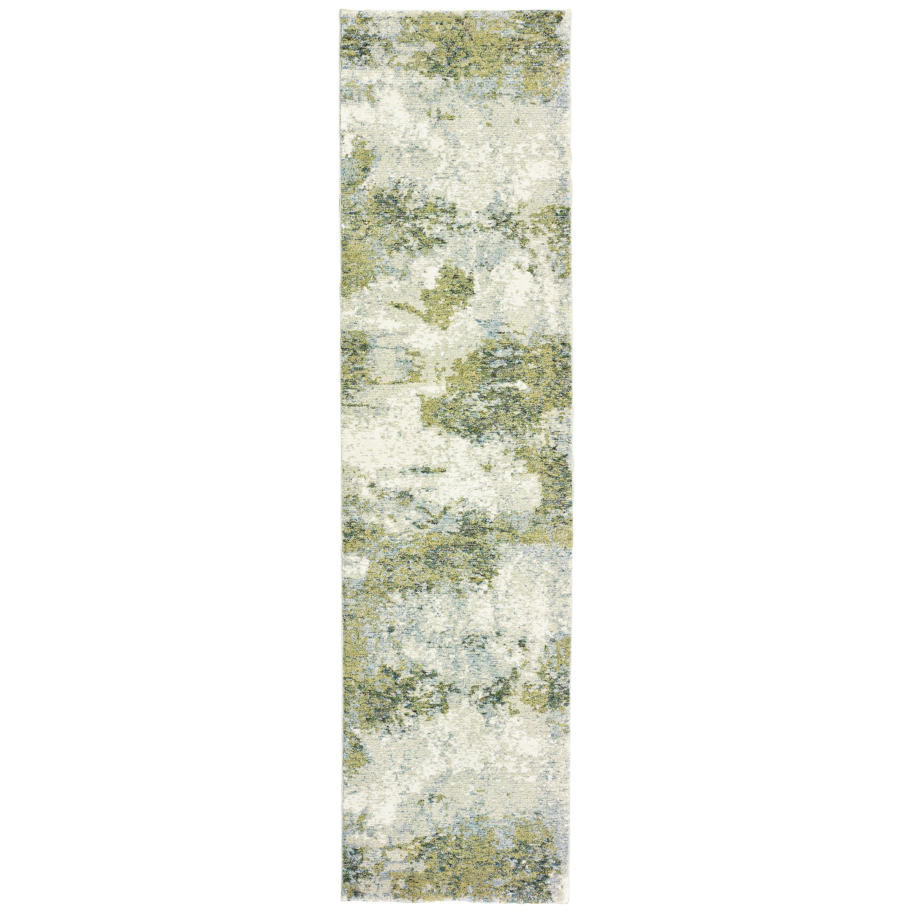 Wrought Studio Gainesville Abstract Flatweave Green White Area Rug Abstract Flatweave Green White Area Rug