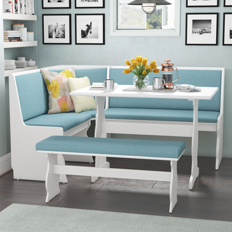 3 Piece Nook Dining Set | 4 Piece Set Breakfast Nook Kitchen & Dining ...