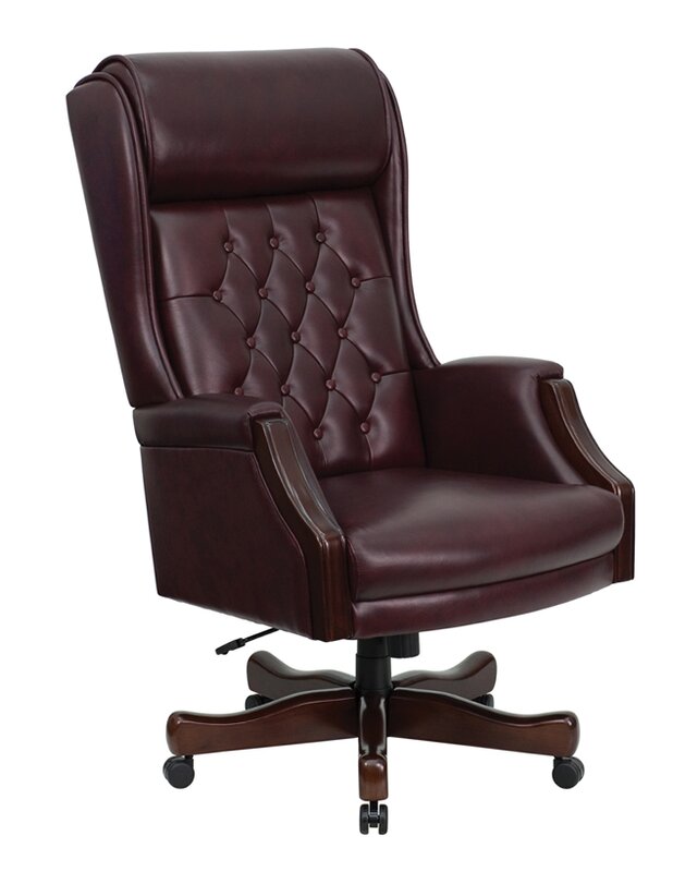 high back leather executive chair