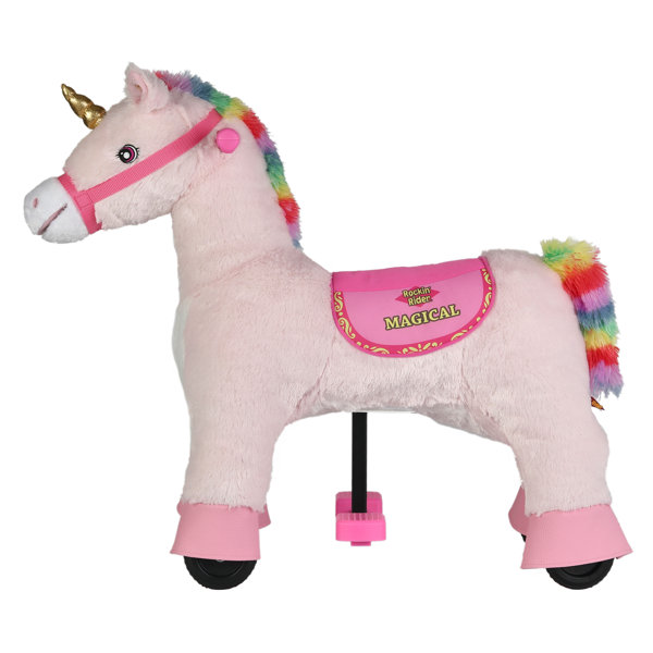 ride along unicorn toy
