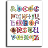 Alphabet Canvas Wall Art Wayfair