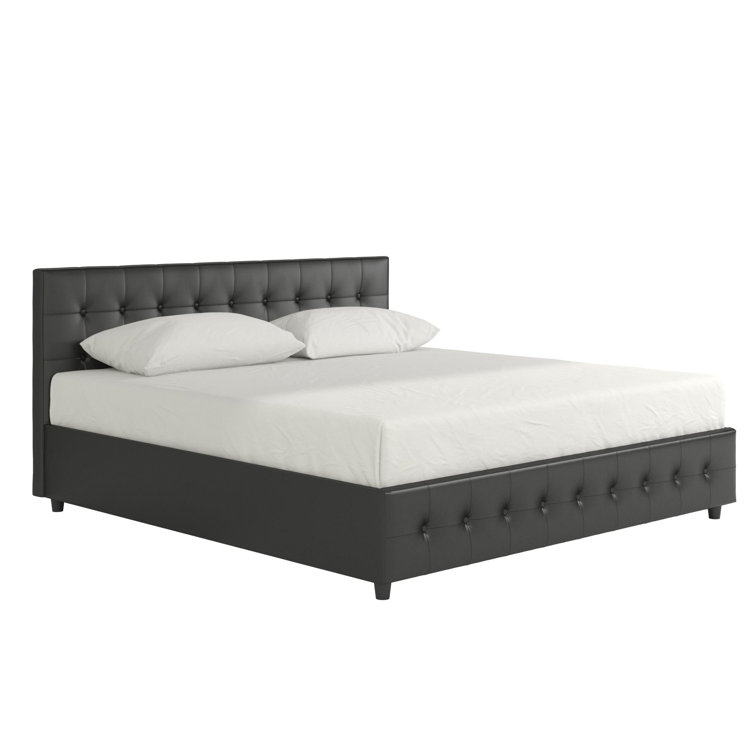 Brayden Studio Morphis Tufted Upholstered Low Profile Storage Platform Bed Reviews Wayfair