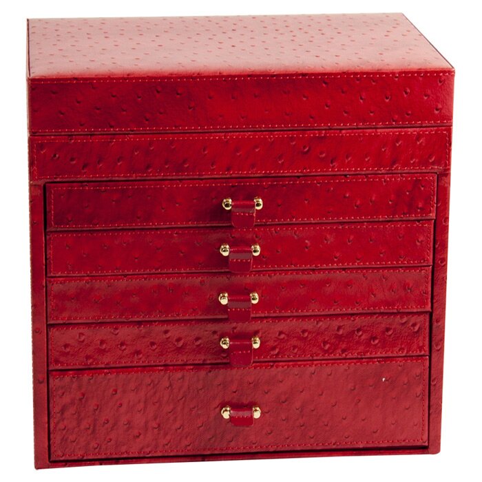 House Of Hampton 5 Drawer Nightstand Jewelry Box Reviews Wayfair