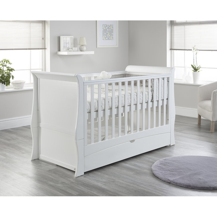 wayfair grey cot bed
