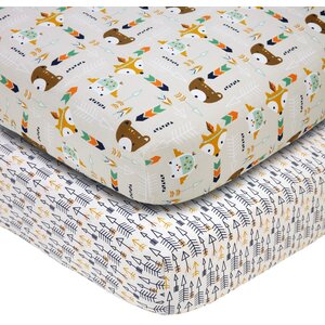 Aztec Fitted Crib Sheets (Set of 2)