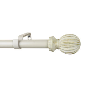 Moriarty Adjustable Single Drapery Curtain Rod & Hardware Set