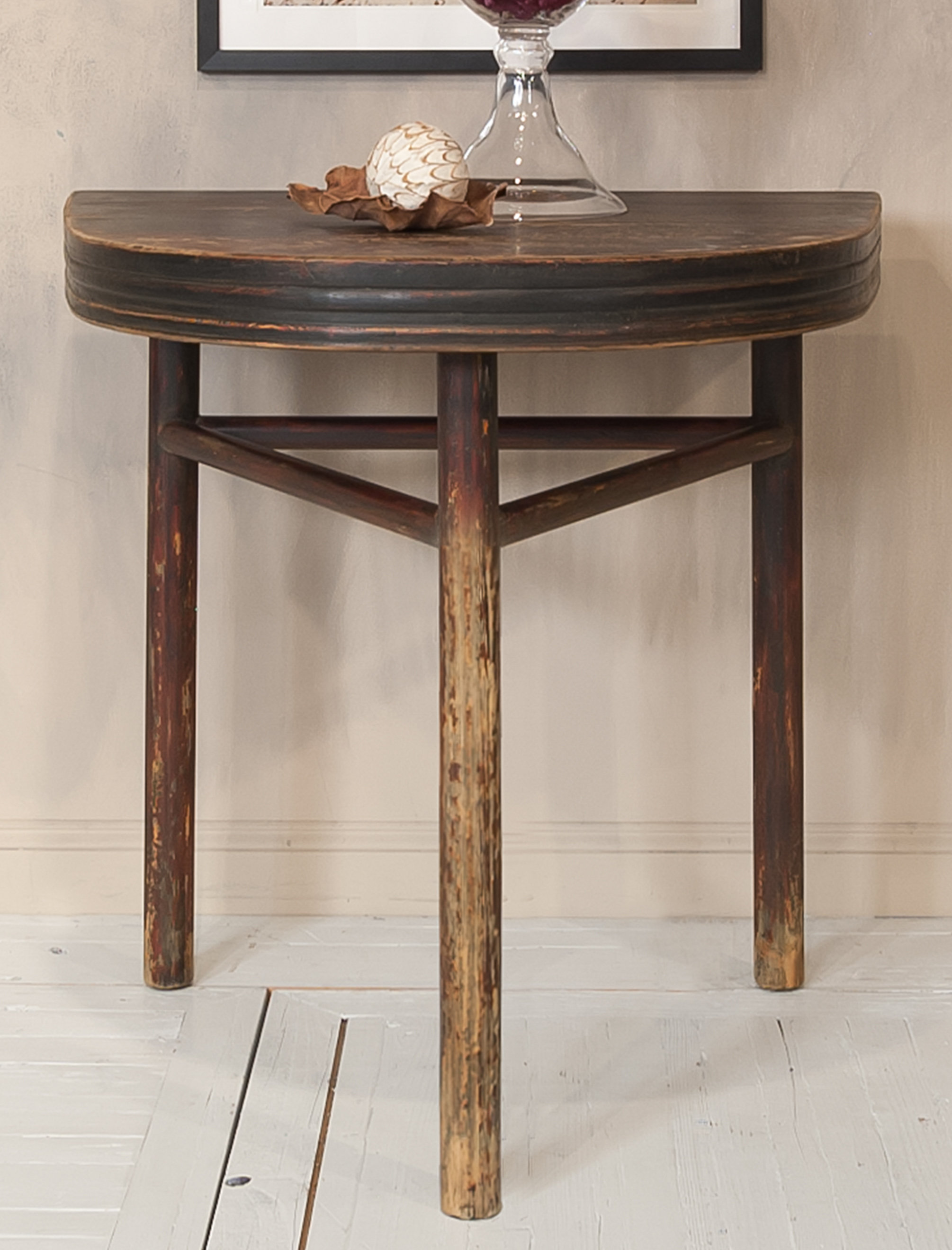 Sarreid Ltd Semi Circle Wall End Table Wayfair