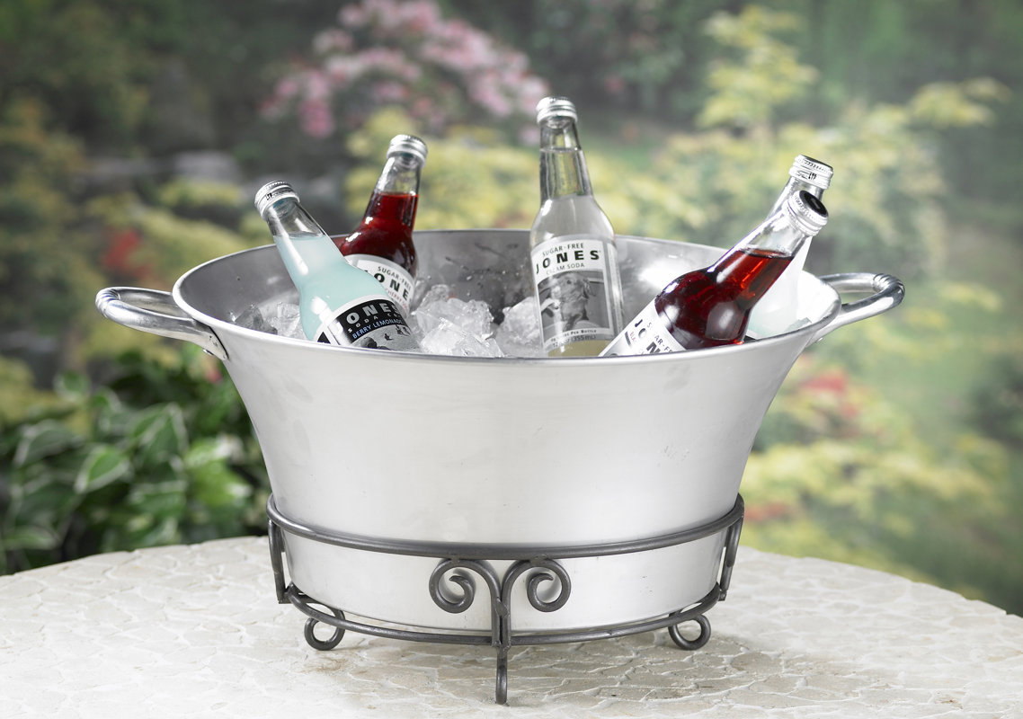 Kindwer Polished Aluminum Round Tub & Reviews Wayfair
