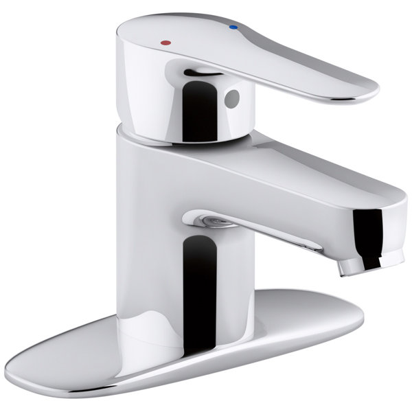 July Single-Handle Bathroom Sink Faucet with Escutcheon by Kohler