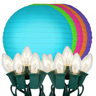 Best 10-Light Lantern String Lights By LumaBase Outdoor Lighting 10-Light Lantern String Lights By LumaBase Outdoor Lighting