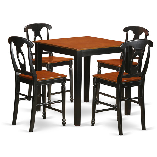 5 Piece Counter Height Pub Table Set by East West Furniture East West Furniture