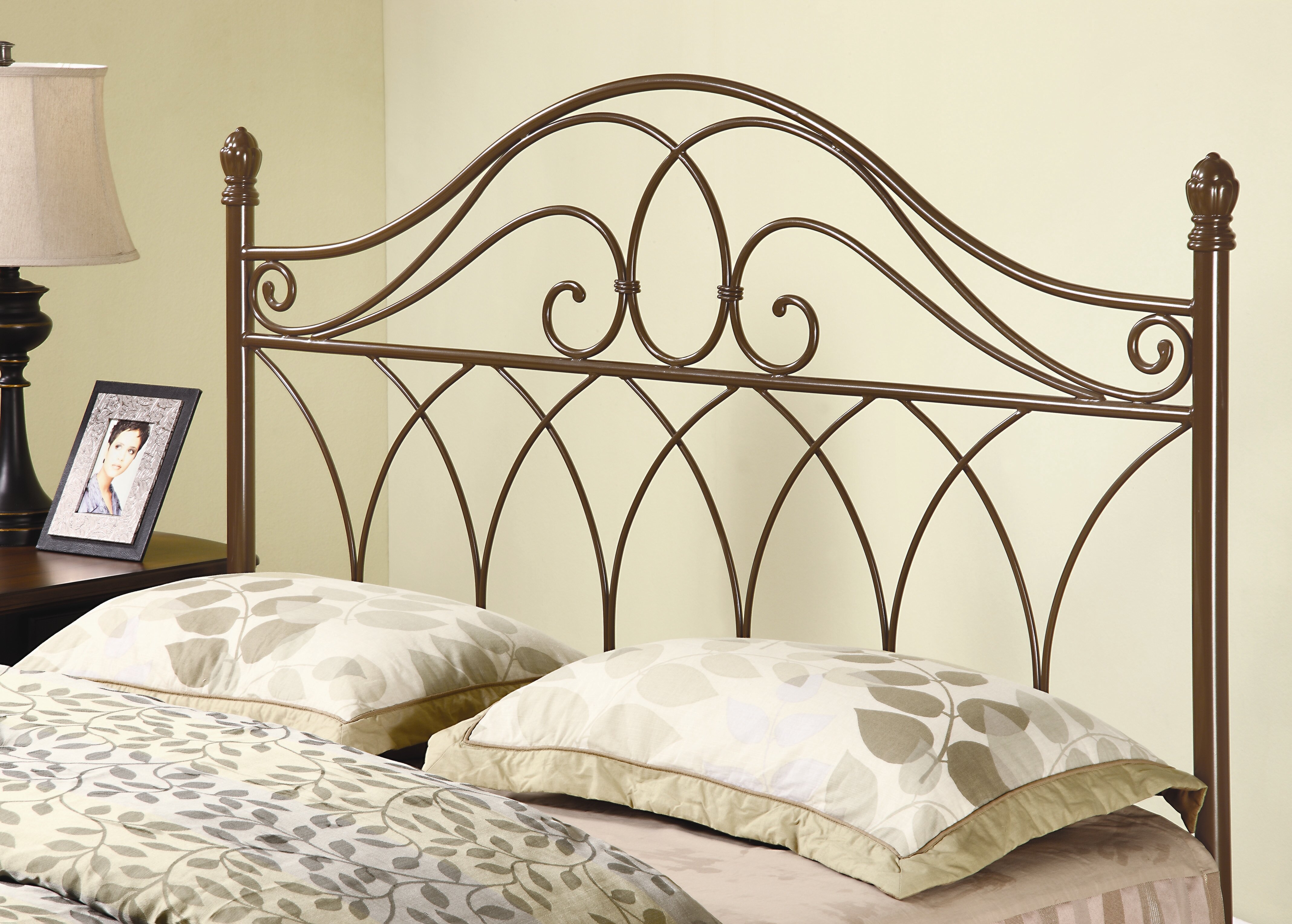 wooden king bed frame with headboard