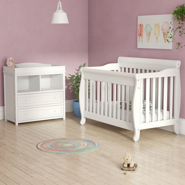 Jaden Convertible 2 Piece Nursery Furniture Set Jaden Convertible 2 Piece Nursery Furniture Set