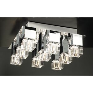 Charme 9-Light Semi Flush Mount