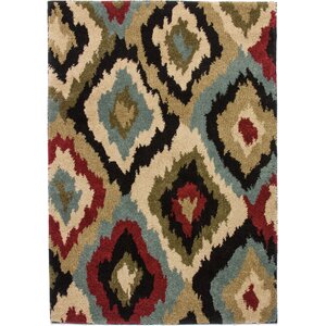 Avenue Bliss Ikat Ivory Area Rug