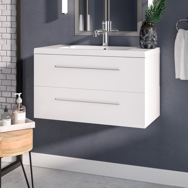 Hancock 36 Wall Mounted Single Bathroom Vanity Set