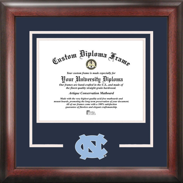 NCAA North Carolina Tar Heels Spirit Diploma Picture Frame by Campus Images