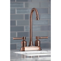 Antique copper kitchen faucet