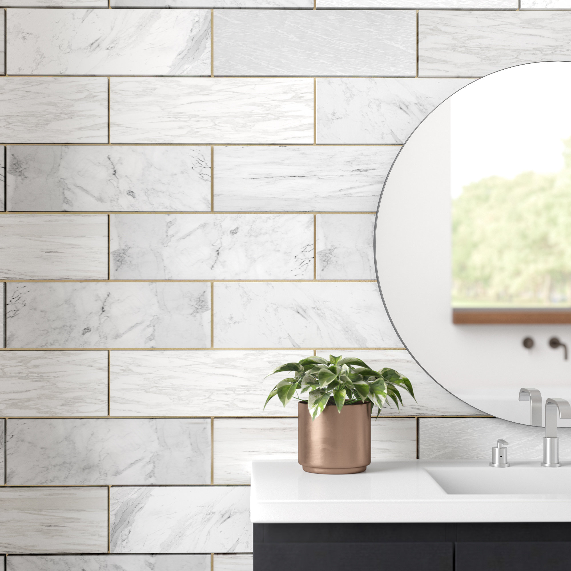 Msi 4 X 12 Natural Stone Marble Look Wall Floor Tile Reviews Msi 4 X 12 Natural Stone Marble Look