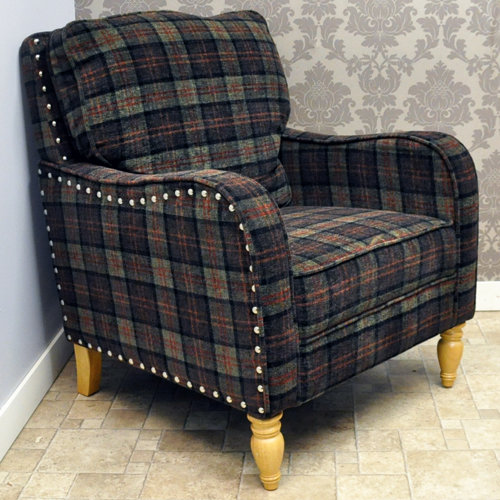 Frady Armchair Union Rustic Upholstery Colour: Green