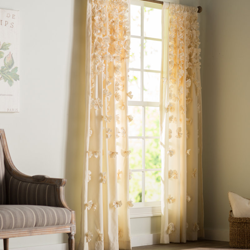 Ophelia Co Clarkstown Solid Sheer Rod Pocket Curtain Panel