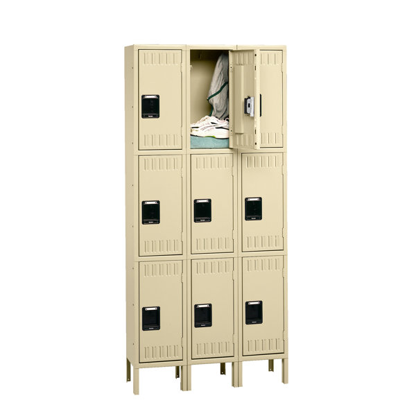 3 Tier 2 Wide Employee Locker by Tennsco Corp.