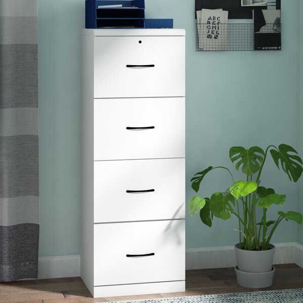4-Drawer Vertical Filing Cabinet by Symple Stuff