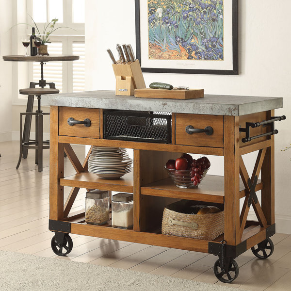 Delahunt Kitchen Cart By Gracie Oaks #2