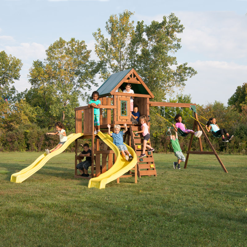 wayfair wooden playsets