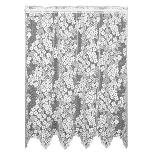 Mika Nature/Floral Sheer Rod Pocket Single Curtain Panel