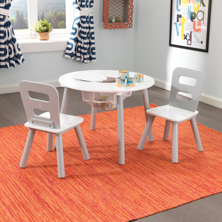 white round kids table